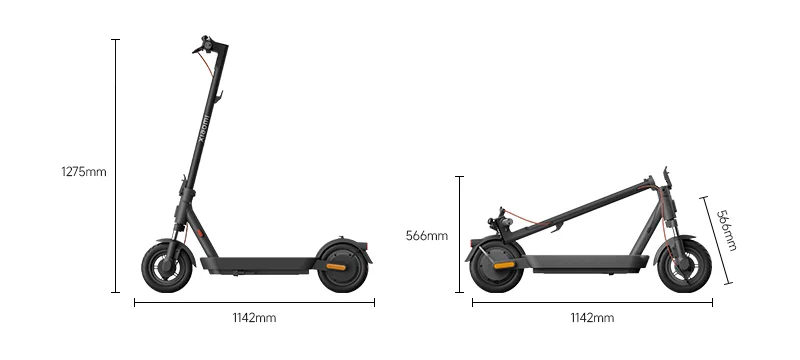 سایز اسکوتر برقی شیائومی مدل scoter5