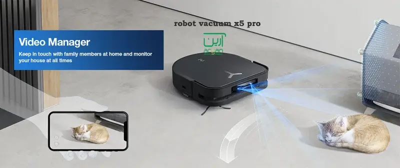 کنترل ویدئویی جارو رباتیک 
